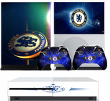 CHELSEA FC XBOX ONE S (SLIM) *TEXTURED VINYL ! * PROTECTIVE SKIN DECAL WRAP
