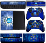EVERTON XBOX ONE*TEXTURED VINYL ! *PROTECTIVE SKIN DECAL WRAP