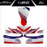 FP7 MACH 1 V2 FULL KART STICKER KIT