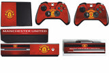 MANCHESTER UNITED XBOX ONE*TEXTURED VINYL ! *PROTECTIVE SKIN DECAL WRAP