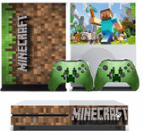 MINECRAFT XBOX ONE S (SLIM) *TEXTURED VINYL ! * PROTECTIVE SKIN DECAL WRAP
