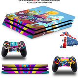 FALL GUYS PS4 PRO SKINS DECALS (PS4 PRO VERSION) TEXTURED VINYL