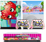SHOPKINS XBOX ONE S (SLIM) *TEXTURED VINYL ! * PROTECTIVE SKIN DECAL WRAP