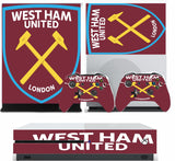 WEST HAM XBOX ONE S (SLIM) *TEXTURED VINYL ! * PROTECTIVE SKIN DECAL WRAP