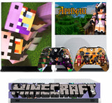 MINECRAFT APHMAU XBOX ONE S (SLIM) *TEXTURED VINYL ! * PROTECTIVE SKIN DECAL WRAP