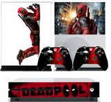 DEADPOOL XBOX ONE S (SLIM) *TEXTURED VINYL ! * PROTECTIVE SKIN DECAL WRAP
