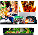 DRAGON BALL Z XBOX ONE S (SLIM) *TEXTURED VINYL ! * PROTECTIVE SKIN DECAL WRAP