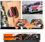 DIRT 4 XBOX ONE S (SLIM) *TEXTURED VINYL ! * PROTECTIVE SKIN DECAL WRAP