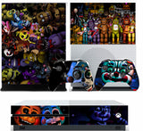 FIVE NIGHTS AT FREDDY'S 5 XBOX ONE S (SLIM) *TEXTURED VINYL ! * PROTECTIVE SKIN DECAL WRAP
