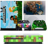 MINECRAFT V2 XBOX ONE S (SLIM) *TEXTURED VINYL ! * PROTECTIVE SKIN DECAL WRAP