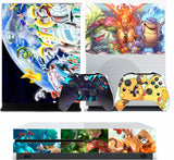 POKEMON XBOX ONE S (SLIM) *TEXTURED VINYL ! * PROTECTIVE SKIN DECAL WRAP