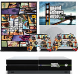 GTA 5 (2) XBOX ONE S (SLIM) *TEXTURED VINYL ! * PROTECTIVE SKIN DECAL WRAP