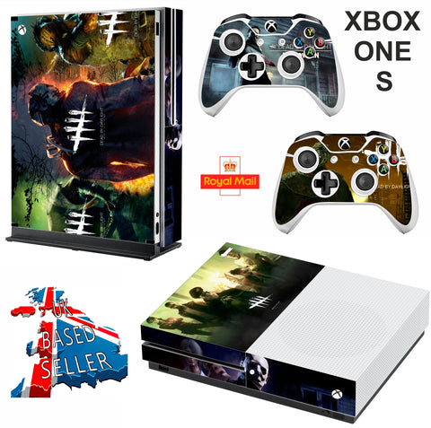 DEAD BY DAYLIGHT XBOX ONE S (SLIM) *TEXTURED VINYL ! * PROTECTIVE SKIN DECAL WRAP