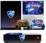 ROCKET LEAGUE 2 XBOX ONE S (SLIM) *TEXTURED VINYL ! * PROTECTIVE SKIN DECAL WRAP