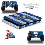 SHEFFIELD WEDNESDAY PS4 SLIM *TEXTURED VINYL ! *PROTECTIVE SKINS DECALS WRAP