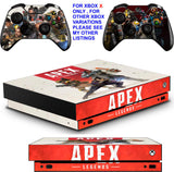 APEX LEGENDS XBOX ONE X *TEXTURED VINYL ! * PROTECTIVE SKINS DECALS STICKERS