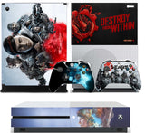 GEARS 5 XBOX ONE S (SLIM) *TEXTURED VINYL ! * PROTECTIVE SKIN DECAL WRAP