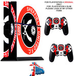 SHEFFIELD UNITED PS4 *TEXTURED VINYL ! * PROTECTIVE SKINS DECAL WRAP STICKERS