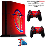 ARSENAL PS4 *TEXTURED VINYL ! * PROTECTIVE SKINS DECAL WRAP STICKERS