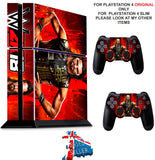 WWE 2K18 PS4 *TEXTURED VINYL ! * PROTECTIVE SKINS DECAL WRAP STICKERS