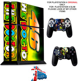ROSSI PS4 *TEXTURED VINYL ! * PROTECTIVE SKINS DECAL WRAP STICKERS