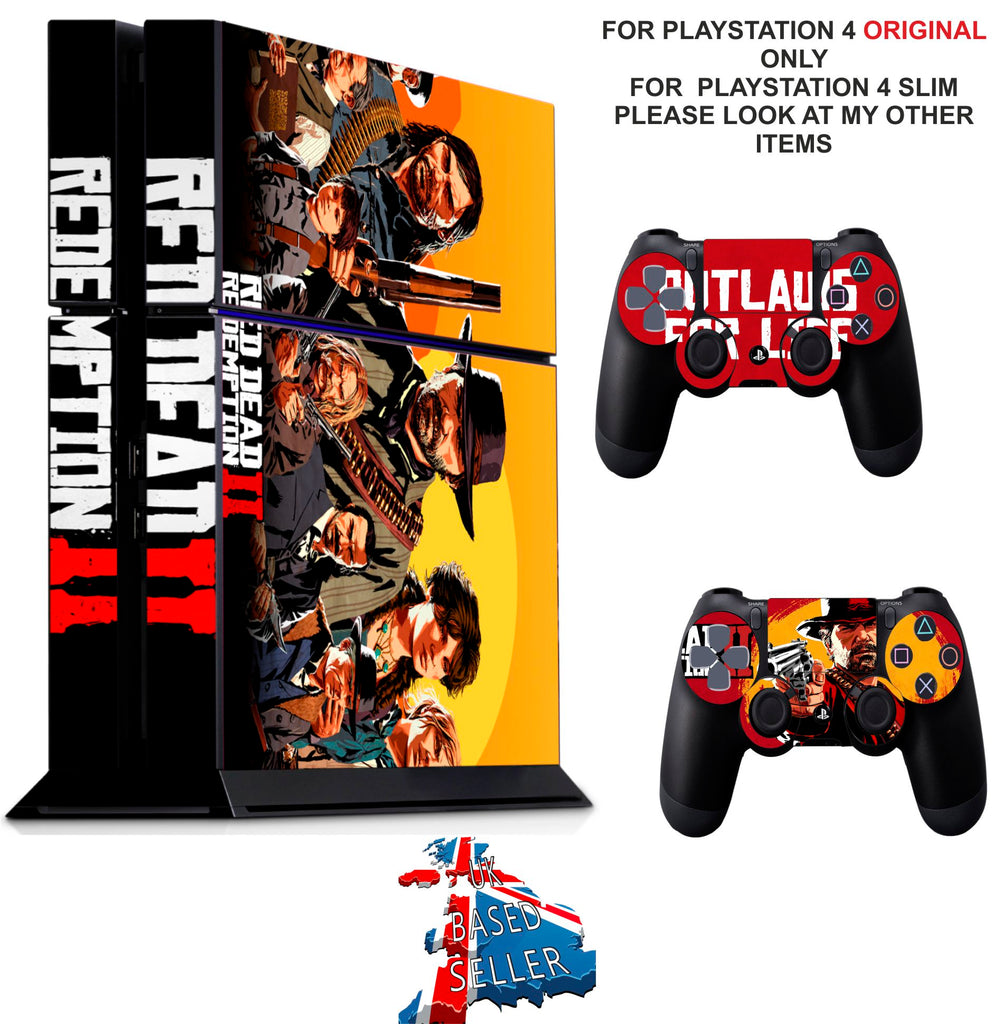 Skin Adesivo Playstation 4 PS4 PRO Red Dead Redemption 2