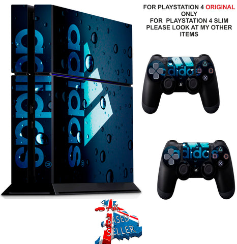 ADIDAS BUBBLES PS4 *TEXTURED VINYL ! * PROTECTIVE SKINS DECAL WRAP STICKERS