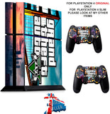 GTA (2) PS4 *TEXTURED VINYL ! * PROTECTIVE SKINS DECAL WRAP STICKERS