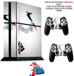 NIKE & ADIDAS PS4 *TEXTURED VINYL ! * PROTECTIVE SKINS DECAL WRAP STICKERS