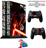 STAR WARS FORCE AWAKENS PS4 *TEXTURED VINYL ! * PROTECTIVE SKINS DECAL WRAP STICKERS