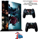 RESIDENT EVIL 2 PS4 *TEXTURED VINYL ! * PROTECTIVE SKINS DECAL WRAP STICKERS