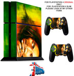 BOB MARLEY PS4 *TEXTURED VINYL ! * PROTECTIVE SKINS DECAL WRAP STICKERS