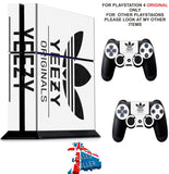ADIDAS YEEZY PS4 *TEXTURED VINYL ! * PROTECTIVE SKINS DECAL WRAP STICKERS