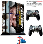 CALL OF DUTY WWII PS4 *TEXTURED VINYL ! * PROTECTIVE SKINS DECAL WRAP STICKERS
