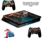 ASSASSINS CREED PS4 SLIM *TEXTURED VINYL ! *PROTECTIVE SKINS DECALS WRAP