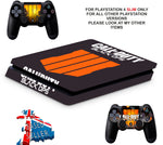 CALL OF DUTY BLACK OPS 4 PS4 SLIM *TEXTURED VINYL ! *PROTECTIVE SKINS DECALS WRAP