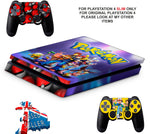 POKEMON PS4 SLIM *TEXTURED VINYL ! *PROTECTIVE SKINS DECALS WRAP