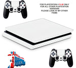 WHITE CARBON EFFECT PS4 SLIM *TEXTURED VINYL ! *PROTECTIVE SKINS DECALS WRAP