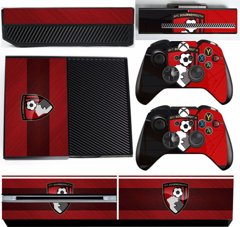 AFC BOURNEMOUTH XBOX ONE*TEXTURED VINYL ! *PROTECTIVE SKIN DECAL WRAP