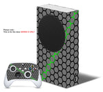 GREEN HEX Xbox SERIES S *TEXTURED VINYL ! * SKINS DECALS STICKERS