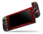 MARVEL AVENGERS NINTENDO SWITCH **TEXTURED VINYL ! *  SKINS DECALS WRAP