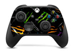 MONSTER Xbox SERIES X *TEXTURED VINYL ! * SKINS DECALS STICKERS