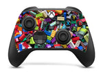 LEGO BRICKS Xbox SERIES X *TEXTURED VINYL ! * SKINS DECALS STICKERS