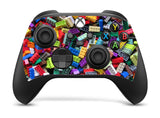 LEGO BRICKS Xbox SERIES X *TEXTURED VINYL ! * SKINS DECALS STICKERS