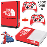NORTH FACE XBOX ONE S (SLIM) *TEXTURED VINYL ! * PROTECTIVE SKIN DECAL WRAP