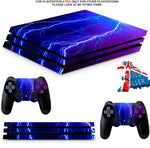 LIGHTNING PS4 PRO SKINS DECALS (PS4 PRO VERSION) TEXTURED VINYL