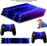 LIGHTNING PS4 PRO SKINS DECALS (PS4 PRO VERSION) TEXTURED VINYL