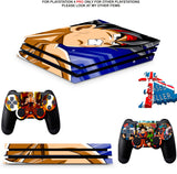 DRAGON BALL Z PS4 PRO SKINS DECALS (PS4 PRO VERSION) TEXTURED VINYL