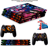 FIVE NIGHTS AT FREDDY'S 5 PS4 PRO SKINS DECALS (PS4 PRO VERSION) TEXTURED VINYL