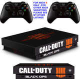 CALL OF DUTY BLACK OPS 4 XBOX ONE X *TEXTURED VINYL ! * PROTECTIVE SKINS DECALS STICKERS